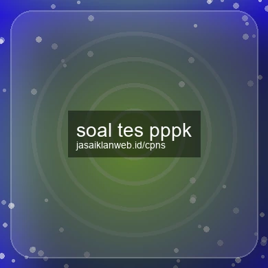 Soal Tes Pppk
