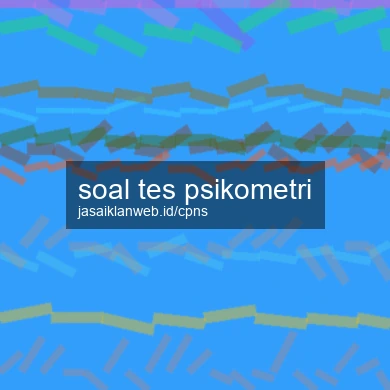 Soal Tes Psikometri