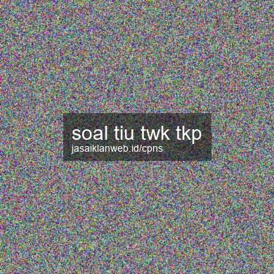 Soal Tiu Twk Tkp