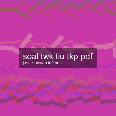 Soal Twk Tiu Tkp Pdf