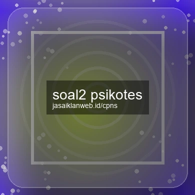 Soal2 Psikotes