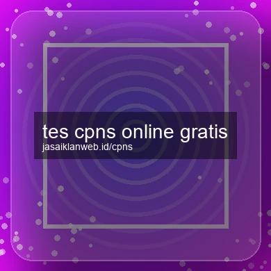 Tes Cpns Online Gratis