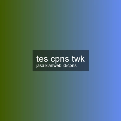 Tes Cpns Twk