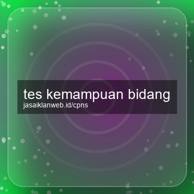 Tes Kemampuan Bidang