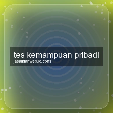 Tes Kemampuan Pribadi