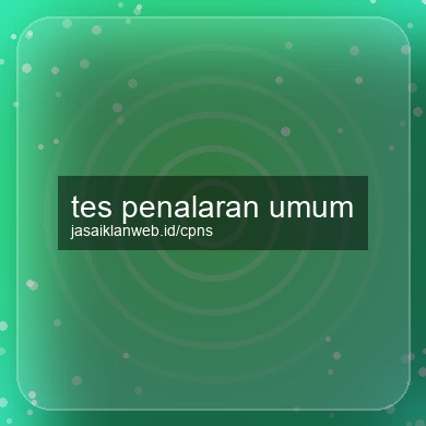 Tes Penalaran Umum