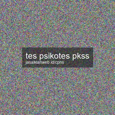 Tes Psikotes Pkss