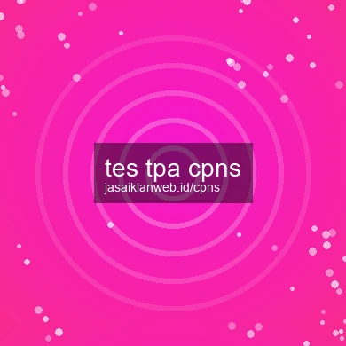 Tes Tpa Cpns