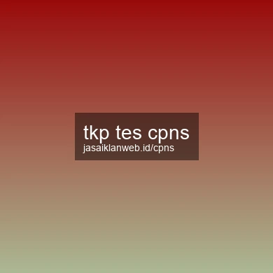 Tkp Tes Cpns