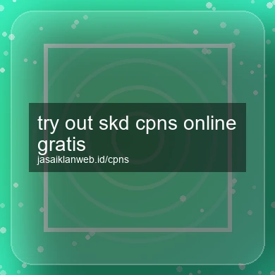 Try Out Skd Cpns Online Gratis