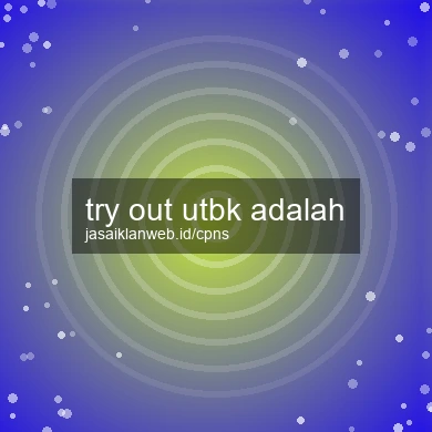 Try Out Utbk Adalah
