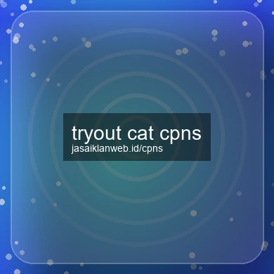 Tryout Cat Cpns