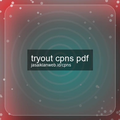 Tryout Cpns Pdf