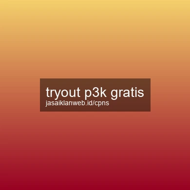 Tryout P3k Gratis