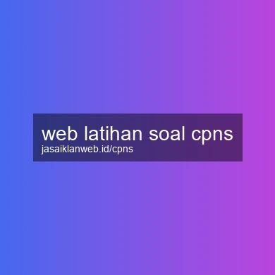 Web Latihan Soal Cpns