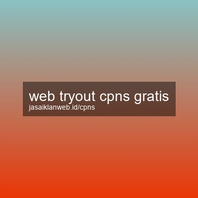 Web Tryout Cpns Gratis