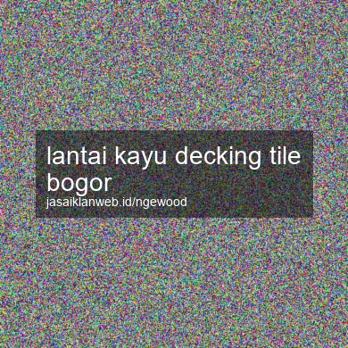 Lantai Kayu Decking Tile Bogor