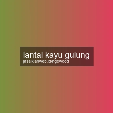 Lantai Kayu Gulung