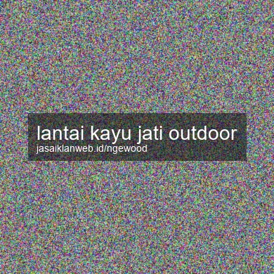 Lantai Kayu Jati Outdoor