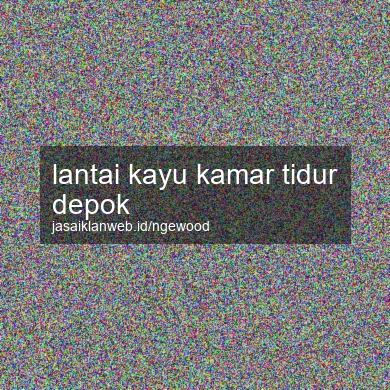 Lantai Kayu Kamar Tidur Depok