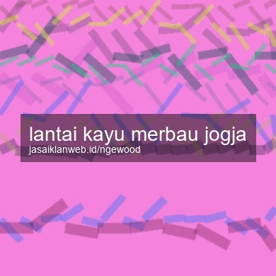 Lantai Kayu Merbau Jogja