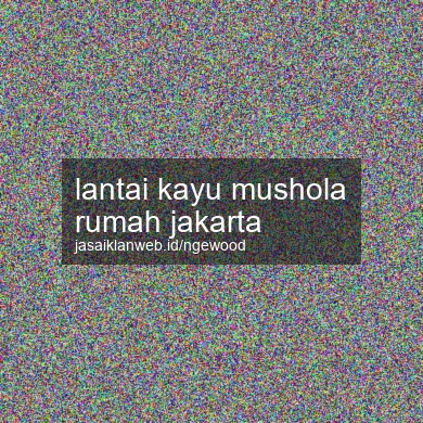 Lantai Kayu Mushola Rumah Jakarta