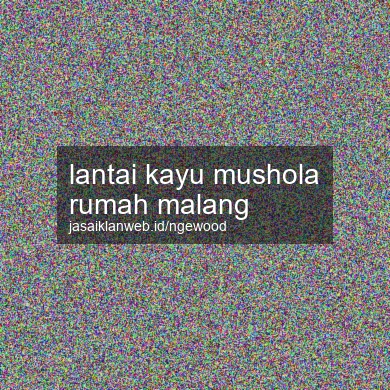 Lantai Kayu Mushola Rumah Malang