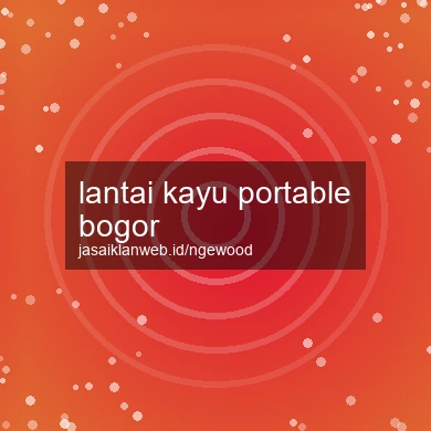 Lantai Kayu Portable Bogor