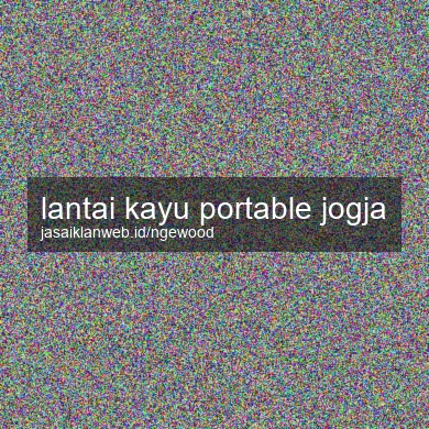 Lantai Kayu Portable Jogja