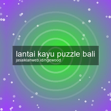Lantai Kayu Puzzle Bali