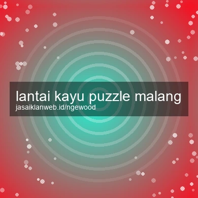 Lantai Kayu Puzzle Malang