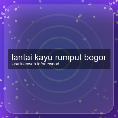 Lantai Kayu Rumput Bogor