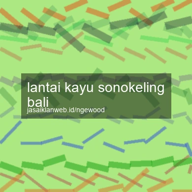 Lantai Kayu Sonokeling Bali