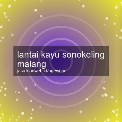 Lantai Kayu Sonokeling Malang