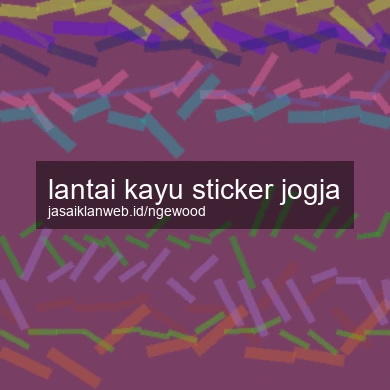 Lantai Kayu Sticker Jogja