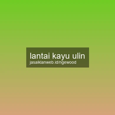 Lantai Kayu Ulin