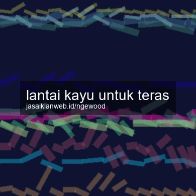 Lantai Kayu Untuk Teras