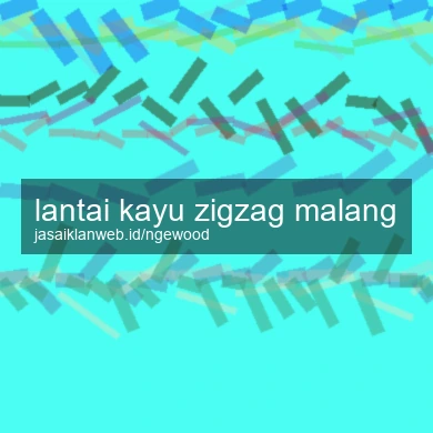 Lantai Kayu Zigzag Malang