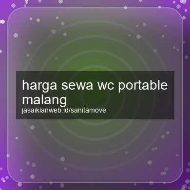 Harga Sewa Wc Portable Malang
