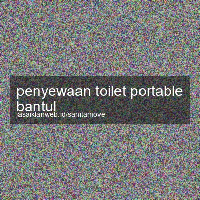 Penyewaan Toilet Portable Bantul