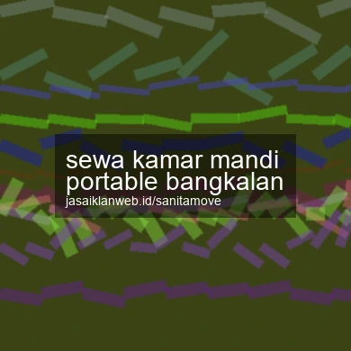 Sewa Kamar Mandi Portable Bangkalan
