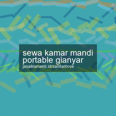 Sewa Kamar Mandi Portable Gianyar