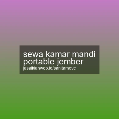 Sewa Kamar Mandi Portable Jember