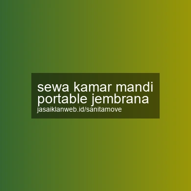 Sewa Kamar Mandi Portable Jembrana
