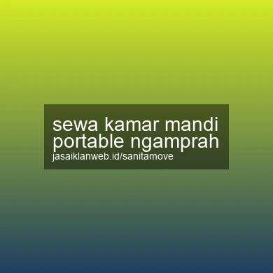 Sewa Kamar Mandi Portable Ngamprah
