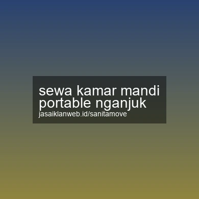 Sewa Kamar Mandi Portable Nganjuk