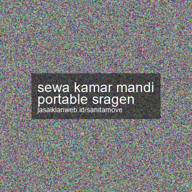 Sewa Kamar Mandi Portable Sragen
