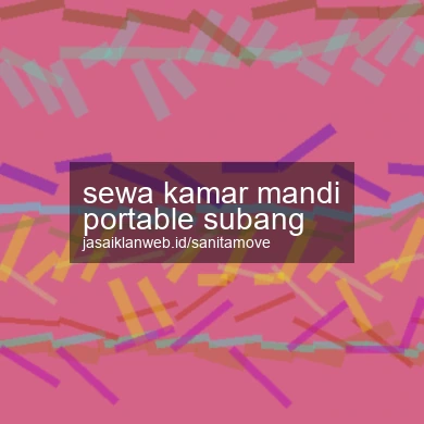 Sewa Kamar Mandi Portable Subang
