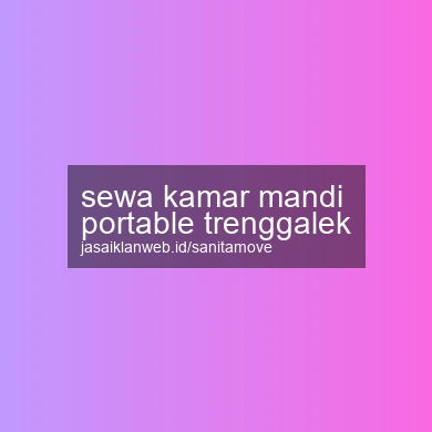 Sewa Kamar Mandi Portable Trenggalek