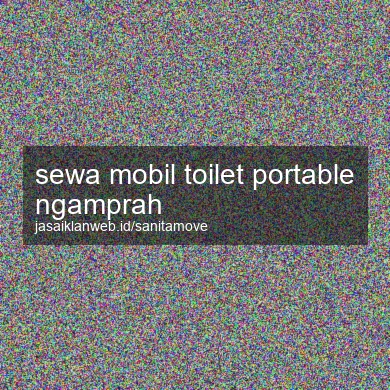Sewa Mobil Toilet Portable Ngamprah